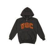 USC Trojan Basics Youth Heritage Tackle Twill Full Zip Hoodie